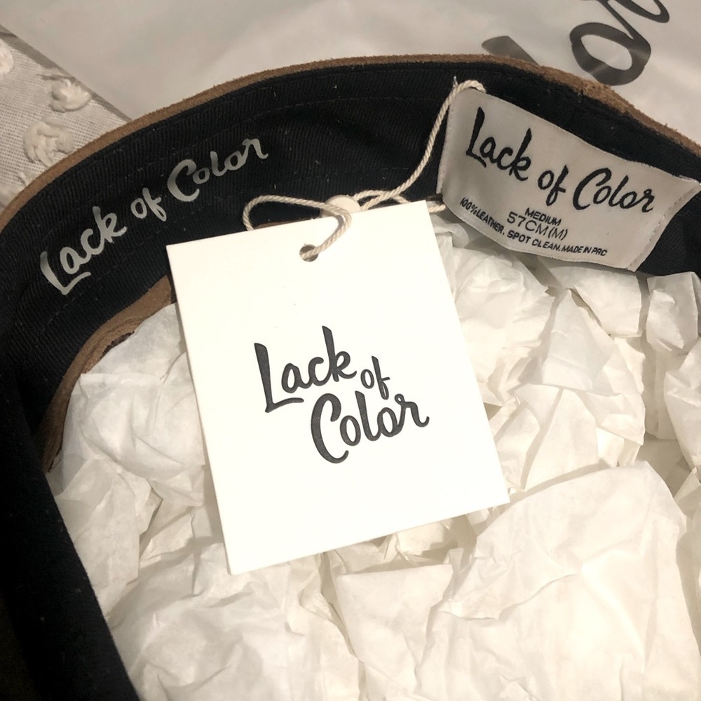 Lack Of Color Lola Brown Suede Two Toned Hat. NWT! Sz M (57cm) - Picture 9 of 12